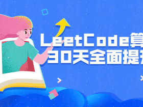 LeetCode算法刷题30天全面提升！