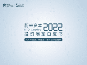 专业报告，蔚来资本发布《2022投资展望白皮书》！