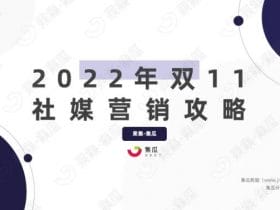 专业报告，2022双11社媒营销攻略，助力品牌制胜双11| 集瓜数据！