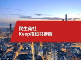 专业报告， 6份KEEP相关报告和中文招股说明书！