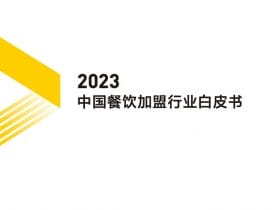 ​​专业报告，美团&CCFA：2023中国餐饮加盟行业白皮书！