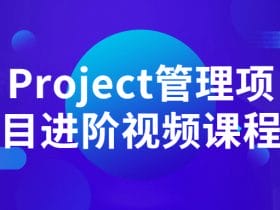 Project管理项目进阶视频课程！