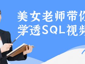 美女老师带你一次学透SQL视频课程！