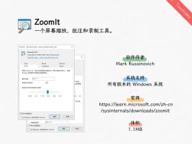 ZoomIt，屏幕放大 + 屏幕标注，一款实用的教学辅助软件！