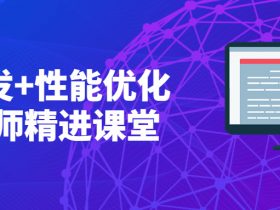 高并发+性能优化架构师精进课堂！