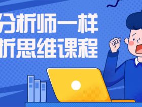 学习分析师一样的分析思维课程！